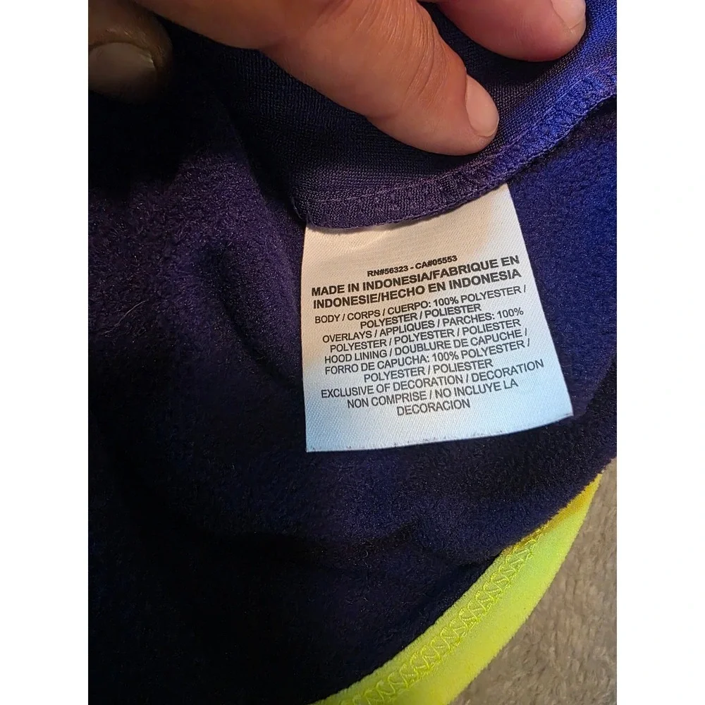 Nike Therma-FIT Mens Jacket Purple Multi Color Full Zip Hoodie